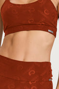 Conjunto Top e Calça Exclusivo Cajubrasil Vermelho Liquor