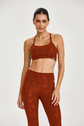 Conjunto Top e Calça Exclusivo Cajubrasil Vermelho Liquor