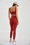 Legging Sem Costura Canelada Liquor