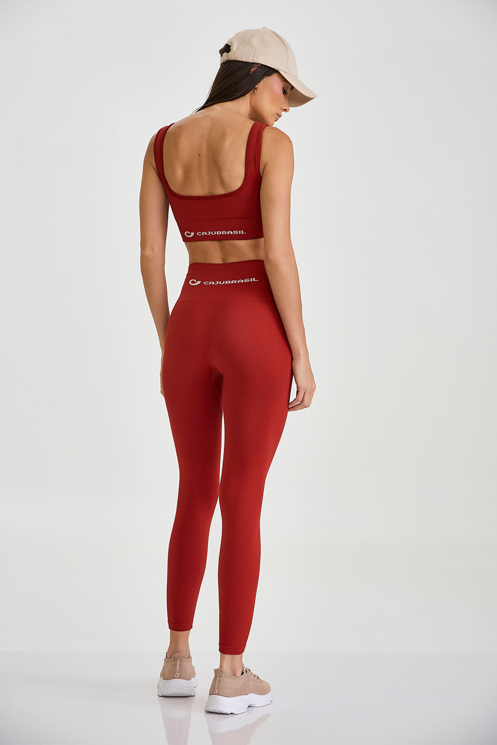 Legging Sem Costura Canelada Liquor