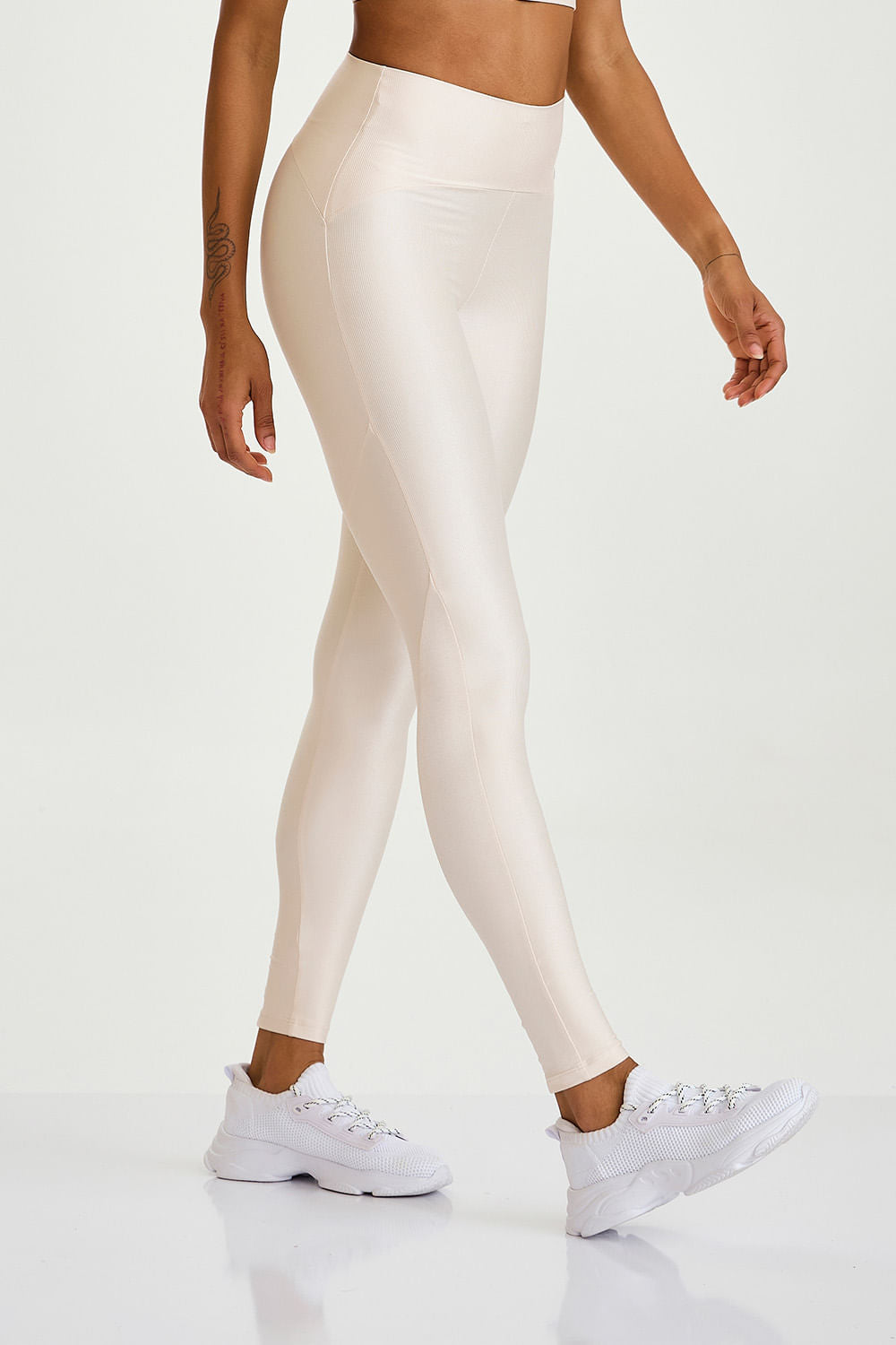 Legging Essencial Cós Invisível Off White