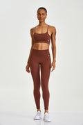 Legging Ny Com Proteção Solar Marrom Capuccino