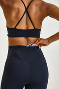 Legging Ny Com Bolso Nas Costas Preto