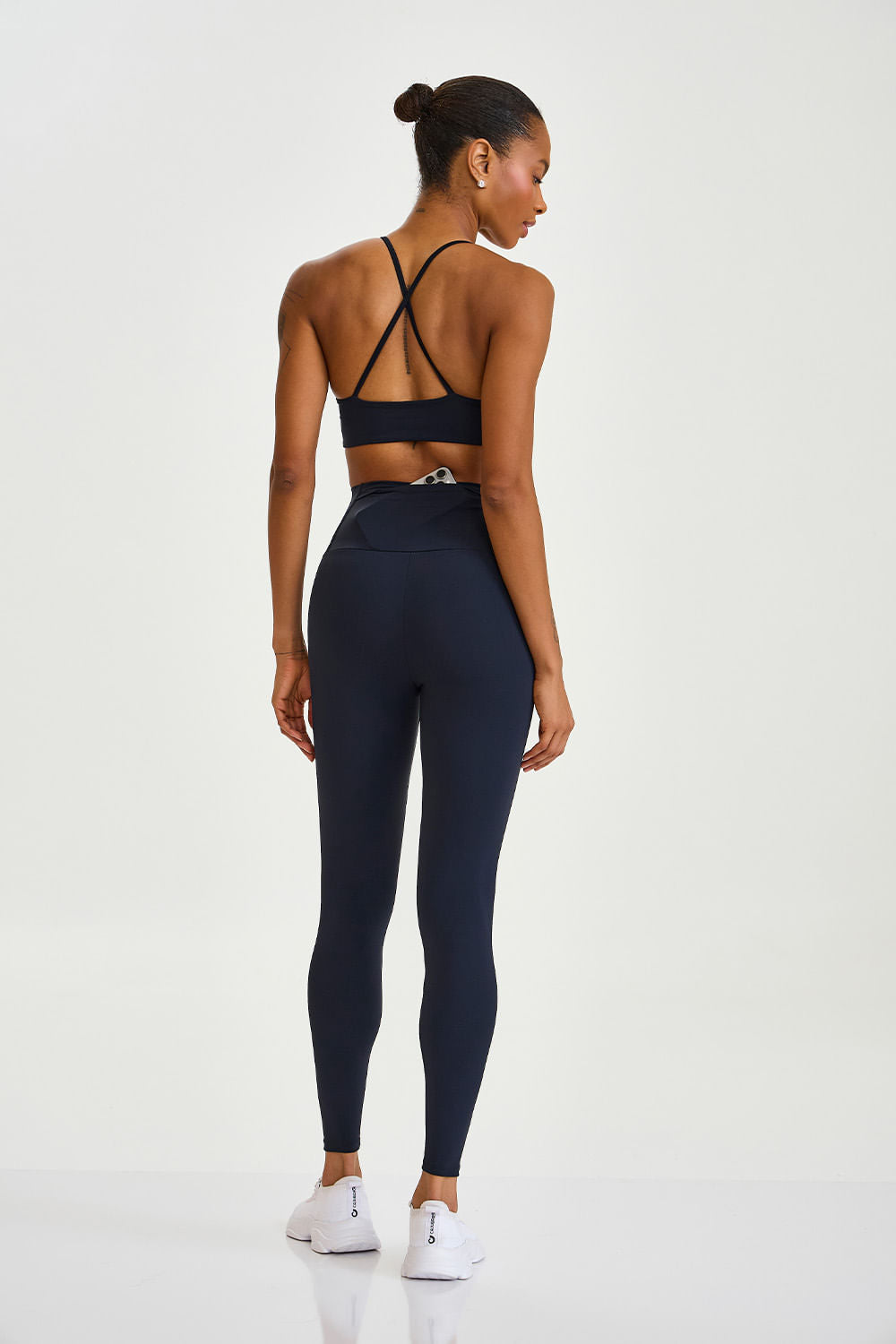 Legging Ny Com Bolso Nas Costas Preto