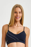 Conjunto Top e Calça Ny Alças Finas Preto