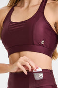 Conjunto Top e Calça Atletika Sustentação Vinho Barolo