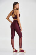 Legging Atletika Bolso Cós Vinho Barolo