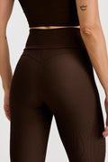Legging Canelada Empina Bumbum Marrom Coffee