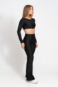Calça Legging Fitness New Flare Super Black
