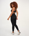 Legging Cós Alto Zíper Frente