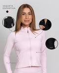 Conjunto 3 em 1 Esportiva Maré Maria Rosa Blush