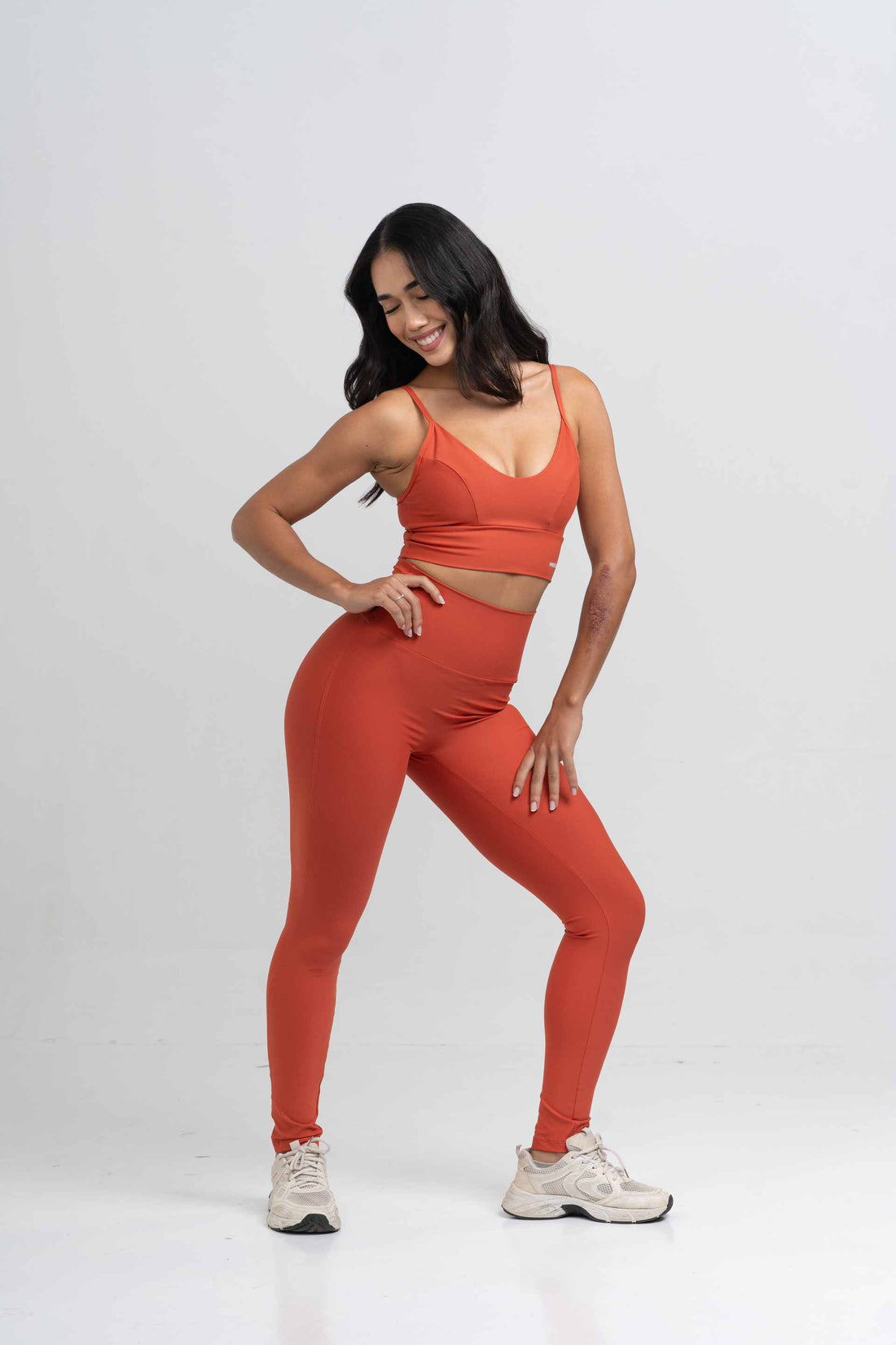 Calça Legging Fitness Compressão Confort Telha