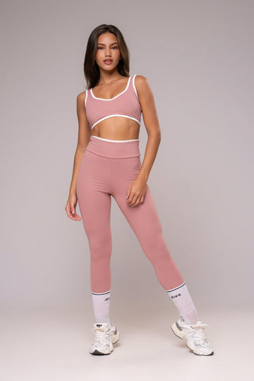 Conjunto Legging e Top Viés Cosmo Rosé