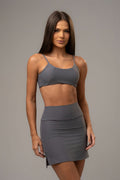 Conjunto Top e Calça Fita Cosmo Cinza