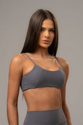 Conjunto Top e Calça Fita Cosmo Cinza