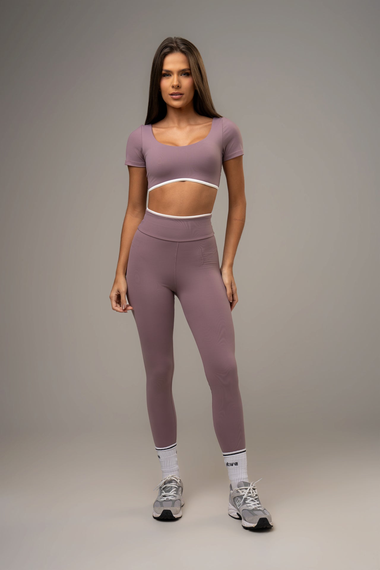 Conjunto Legging e Top Belle Essentials Rosé