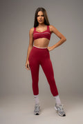 Conjunto Legging e Top Wave Power Vermelho