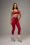 Conjunto Legging e Top Wave Power Vermelho