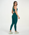Conjunto Top e Calça Decote Alto Com Fusão