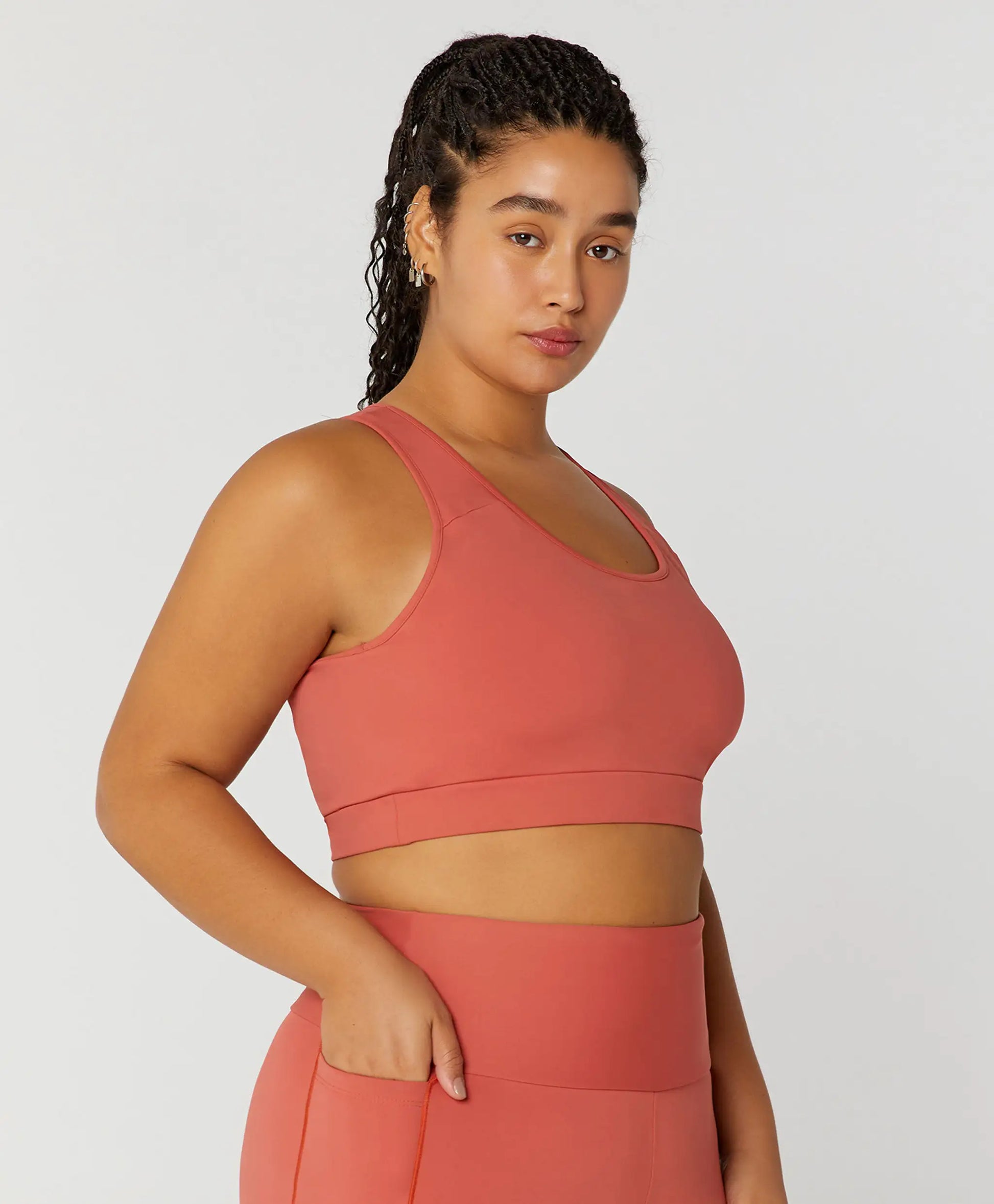 Conjunto Top e Calça Plus Size Costas Nadador