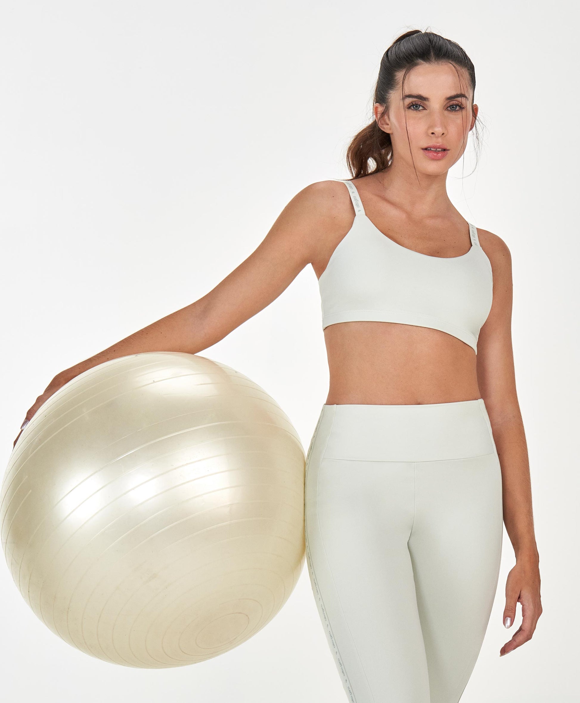 Conjunto Top e Calça Elástico Personalizado Alto Giro