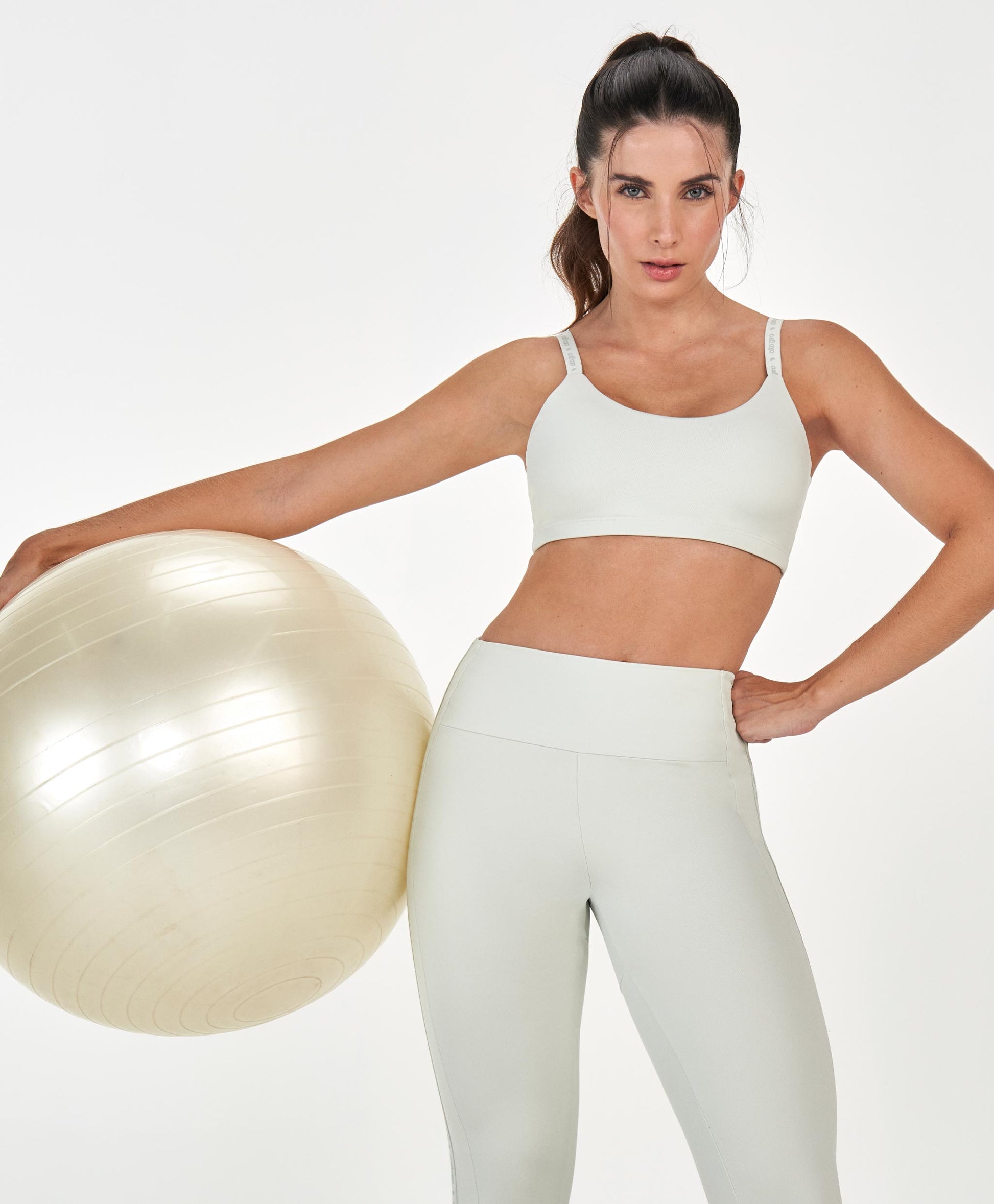 Conjunto Top e Calça Elástico Personalizado Alto Giro