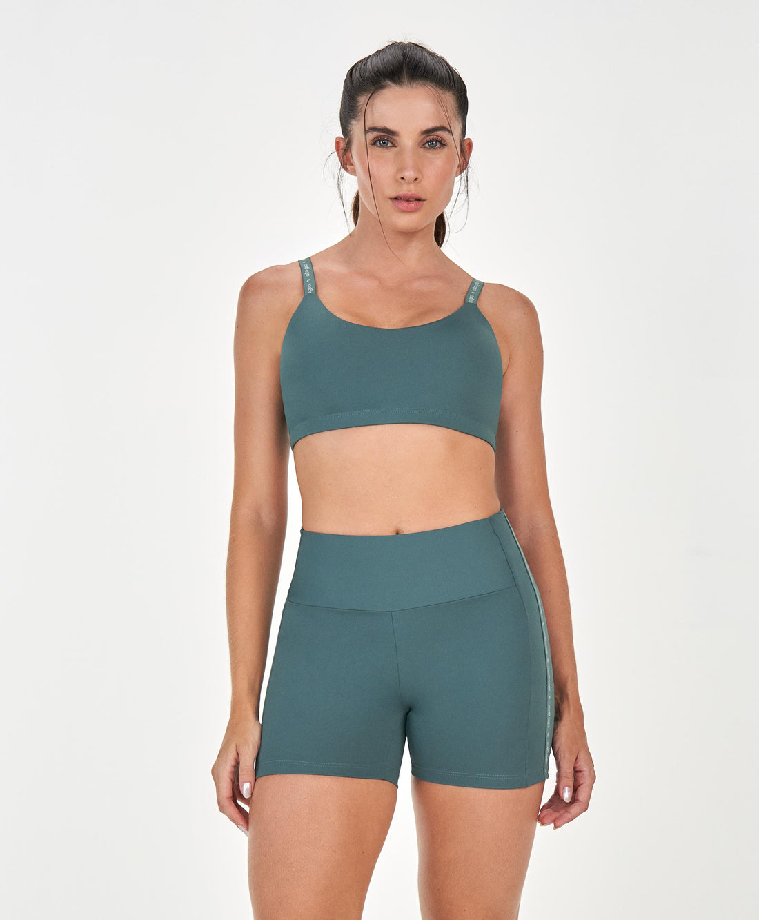 Conjunto Top e Calça Elástico Personalizado Alto Giro