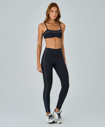 Legging Rib Cós Alto
