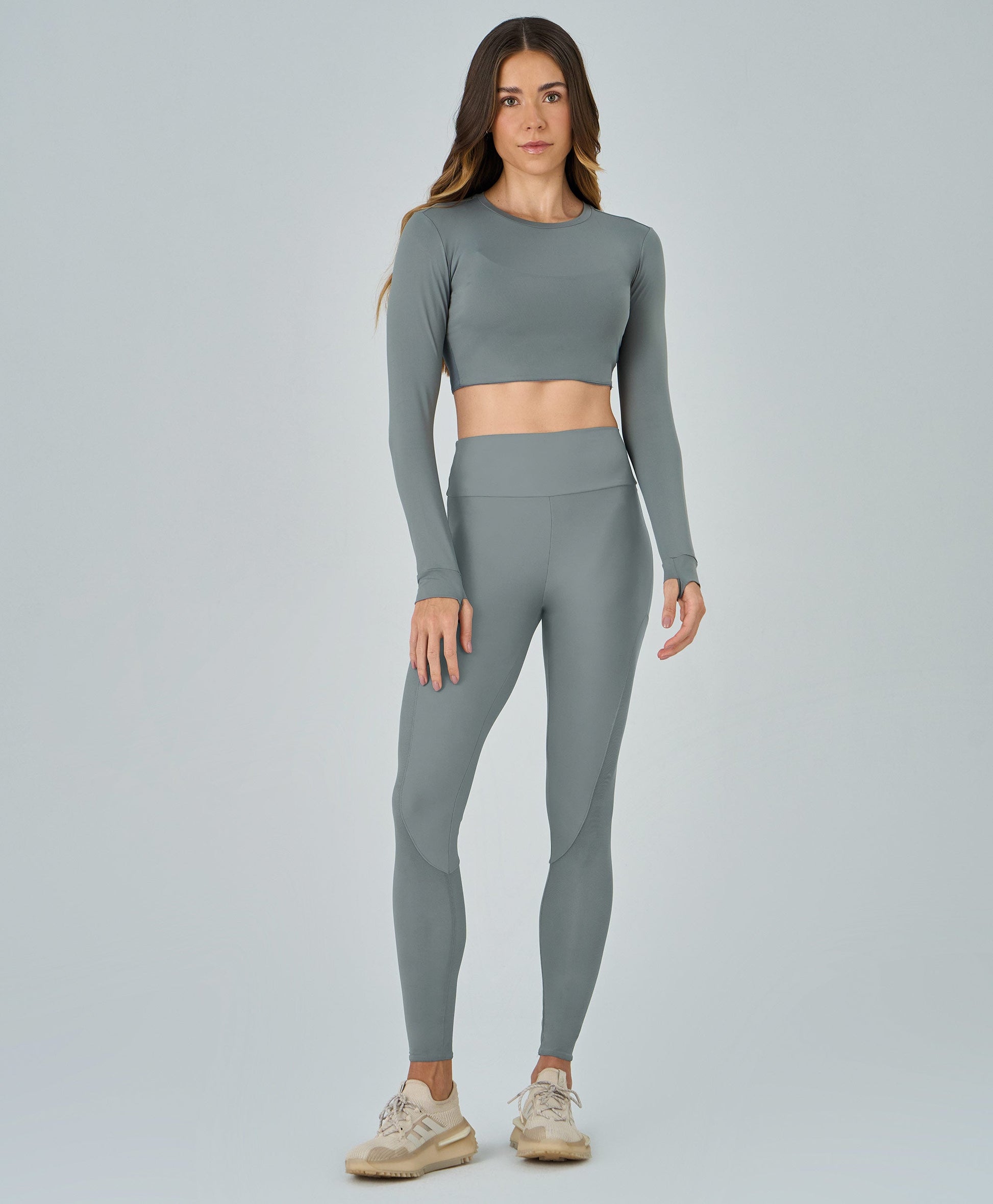 Legging Recortes Tule