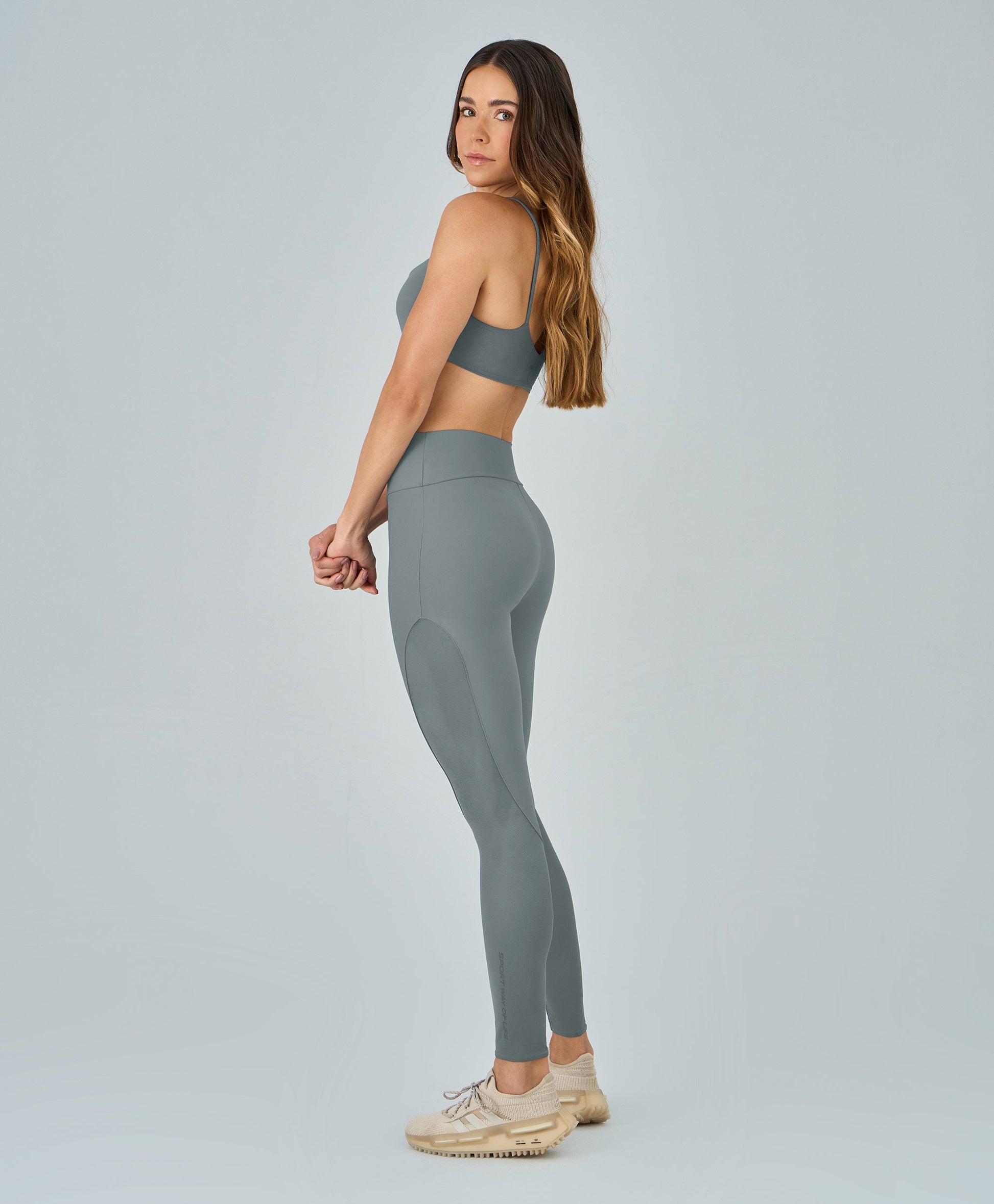 Legging Recortes Tule