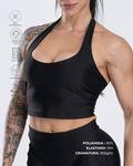 Conjunto Top e Calça Fitness Frente Única Core Super Black