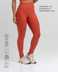Calça Legging Fitness Compressão Confort Telha
