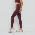 Calça Legging  Premium com Bolso e Recortes Tecido Texturizado Lilás LG2390