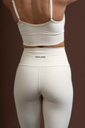 Calça Legging Fitness Compressão Confort Creme