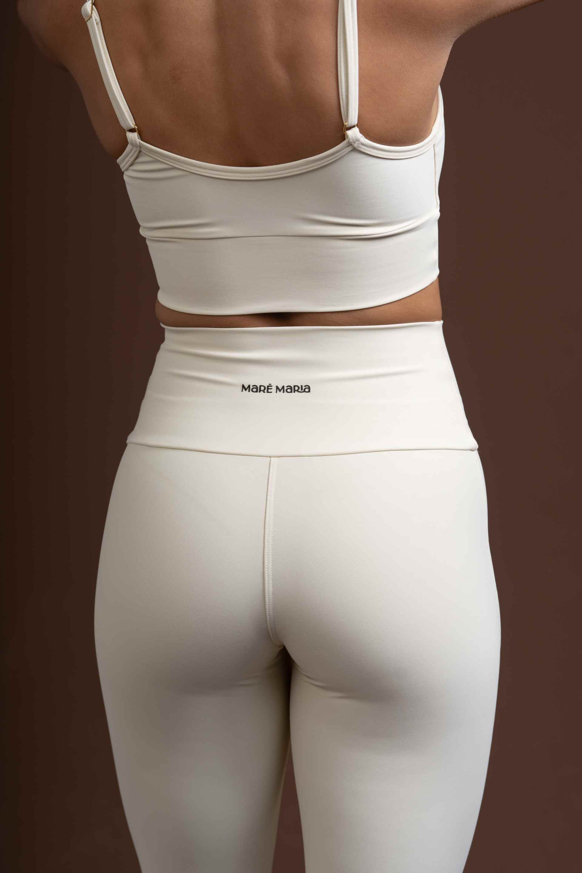 Calça Legging Fitness Compressão Confort Creme