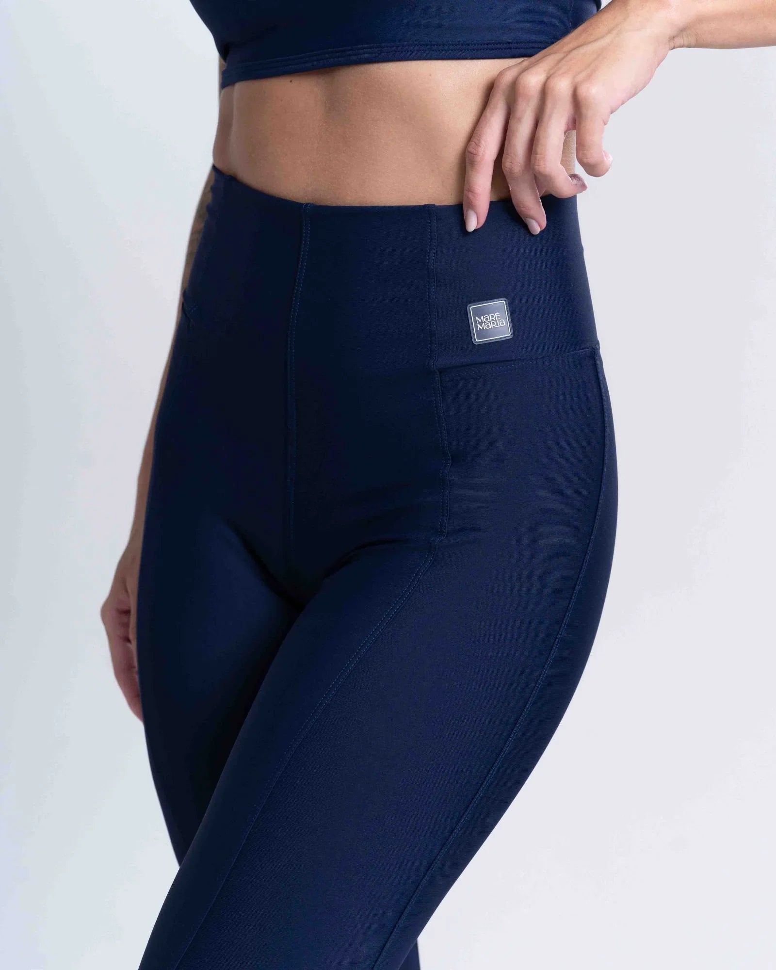 Calça Legging Classic Azul Dark sem empina bumbum