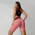 Bermuda Fitness Empina Bumbum Seamless Vermelho BD195