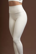 Calça Legging Fitness Compressão Confort Creme