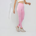 Calça Legging Poliamida Corte Básico Cintura Alta Rosa LG2409
