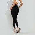 Calça Legging Poliamida Corte Básico Cintura Alta Preto LG2407