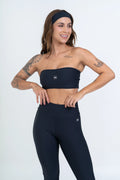 Conjunto Top e Calça Fitness Tomara Que Caia Allure Preto