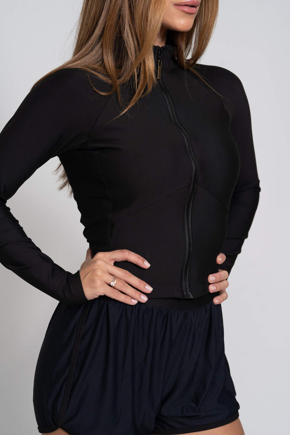 Conjunto 3 em 1 Esportiva Maré Maria Super Black