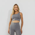 Conjunto Top e Calça Fitness Reforçado Tecido Duplo Premium Cós Elástico Embutido Chumbo TP1860