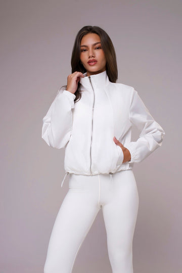Conjunto 3 em 1 Corta-Vento Pulse Off White