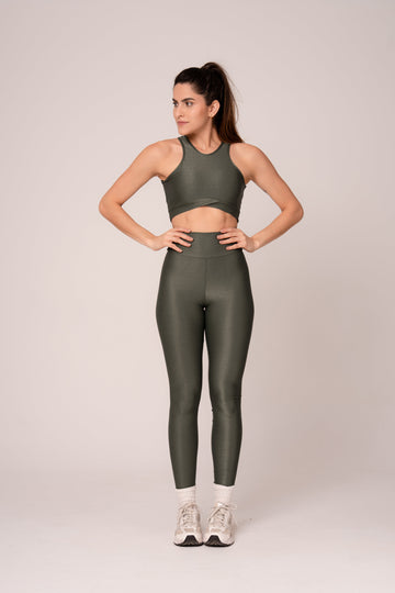 Conjunto Legging e Top Fantasy Lovers Verde Acizentado