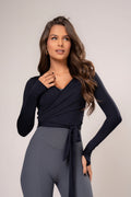 Conjunto Top e Calça Ballet Wrap Preto