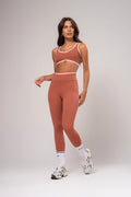 Conjunto Legging e Top Viés Cosmo Terracota