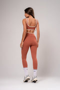 Conjunto Legging e Top Viés Cosmo Terracota