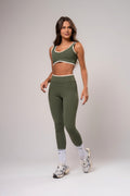 Conjunto Legging e Top Viés Cosmo Verde