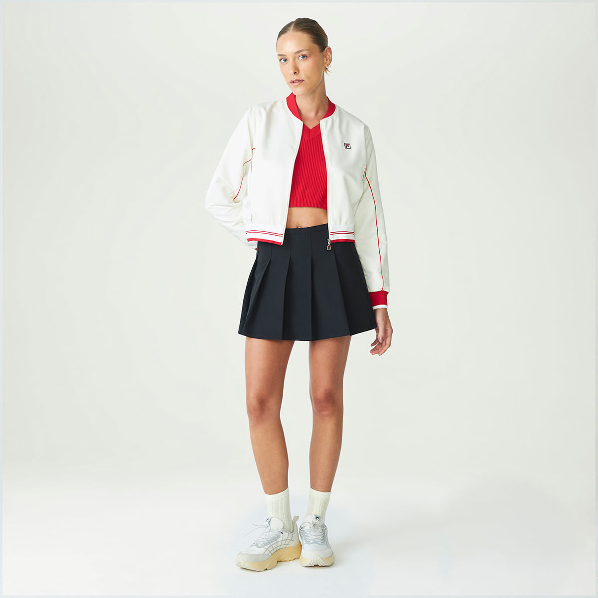 Conjunto 3 em 1 Fila Bomber F-Box Feminina